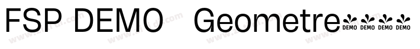 FSP DEMO   Geometre字体转换